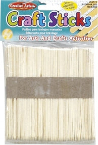 Craft Stick 4.5x3/ 8 150/ Pk(12)