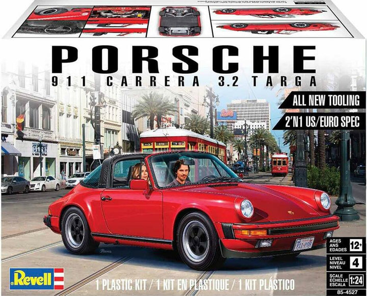 Revell 1/24 Porsche 911 Carrera 3.2 TARGA Model Kit