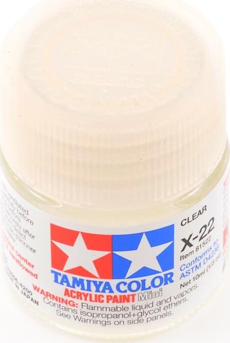 Tamiya X-22 Clear Acrylic Paint (10ml)