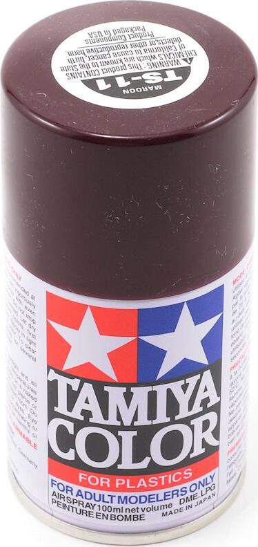 Tamiya TS-11 Maroon Lacquer Spray Paint (100ml)