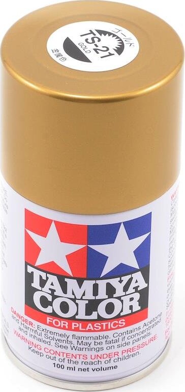 Tamiya TS-21 Gold Lacquer Spray Paint (100ml)