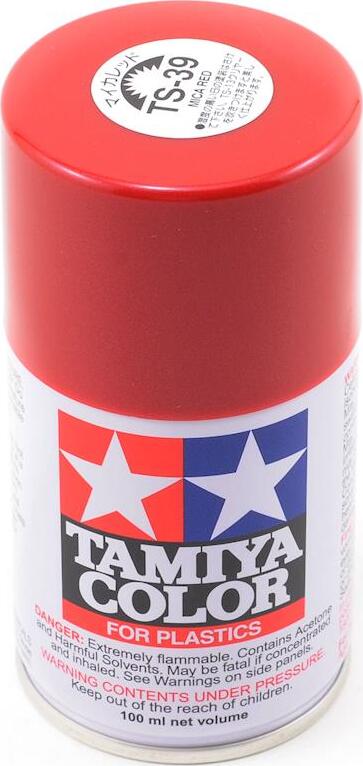 Tamiya TS-39 Mica Red Lacquer Spray Paint (100ml)