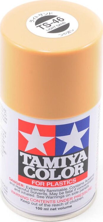 Tamiya TS-46 Light Sand Lacquer Spray Paint (100ml)