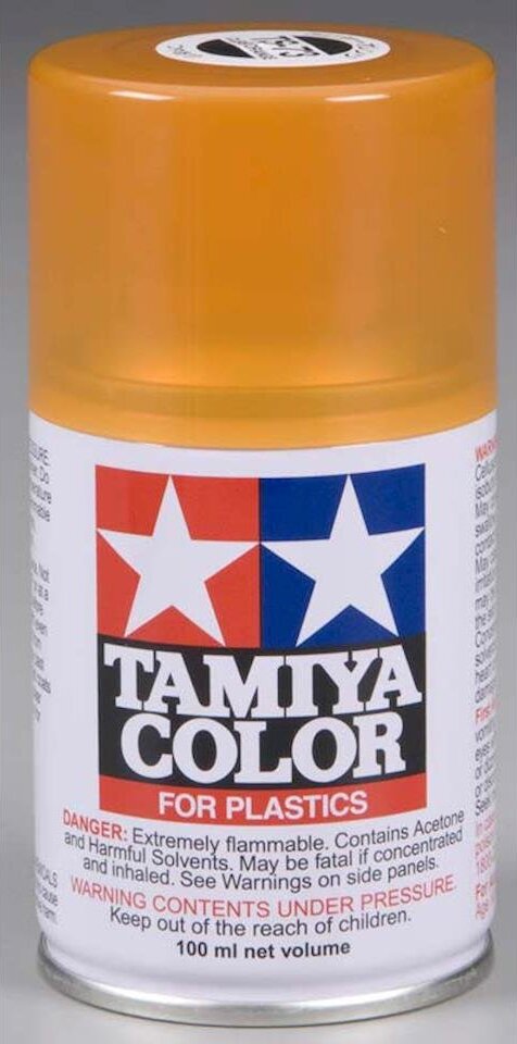 Tamiya TS-73 Clear Orange Lacquer Spray Paint (100ml)