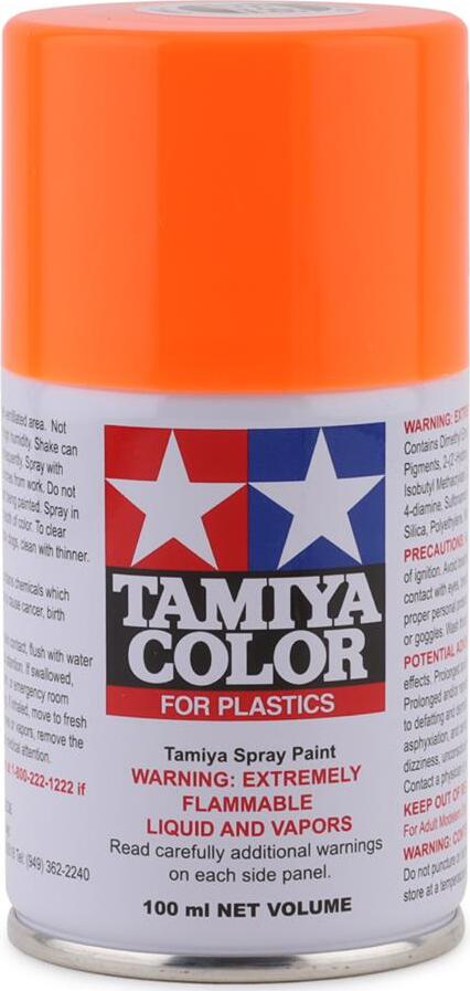 Tamiya TS-96 Fluorescent Orange Lacquer Spray Paint (100ml)