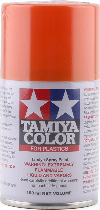 Tamiya TS-98 Pure Orange Lacquer Spray Paint (100ml)