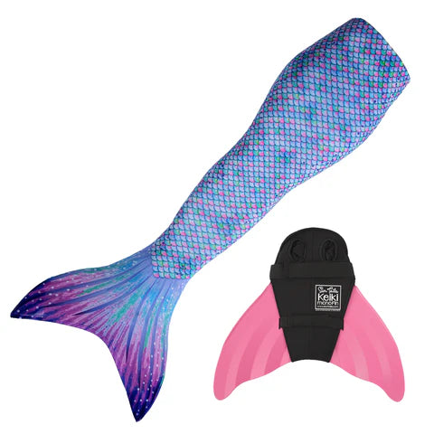 Aurora Borealis Mermaid Tail Pink Fin C10/12 Child XL