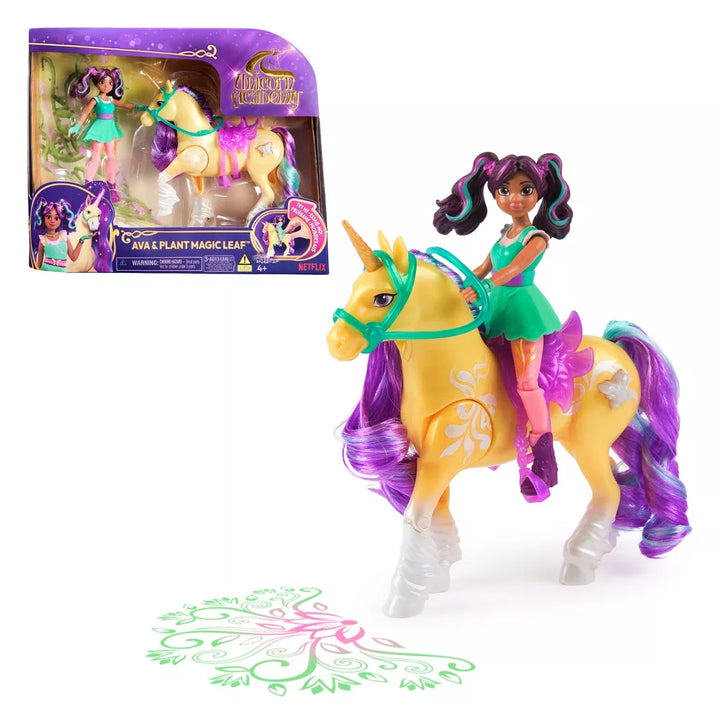 Unicorn Academy Ava & Plant Magic Leaf