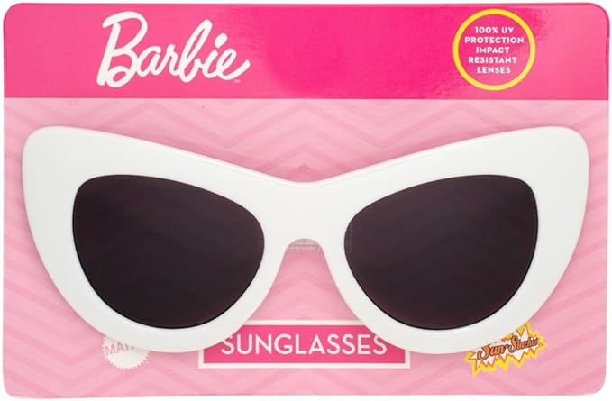 Sunstache White Barbie Glasses
