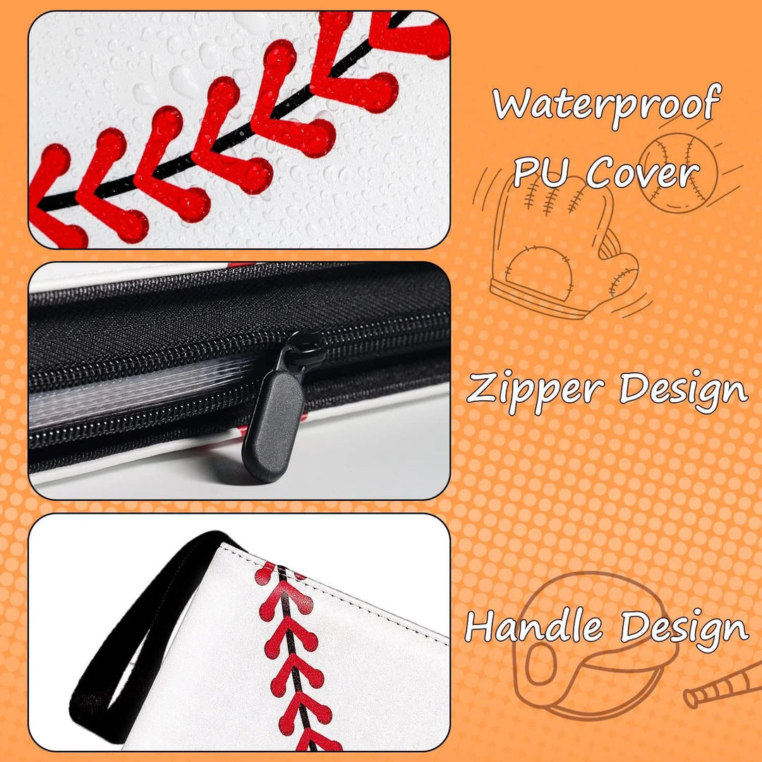 4 Pocket Baseball Card Zipper Binder