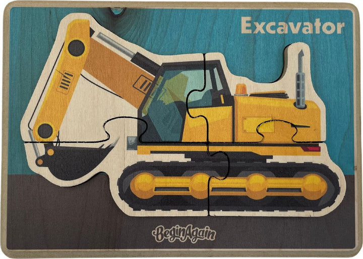 Construction Vehicle Puzzle - Excavator