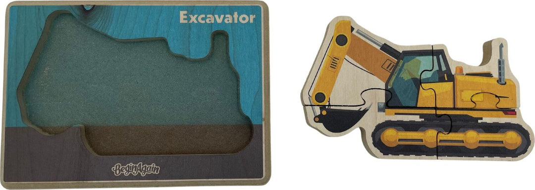 Construction Vehicle Puzzle - Excavator