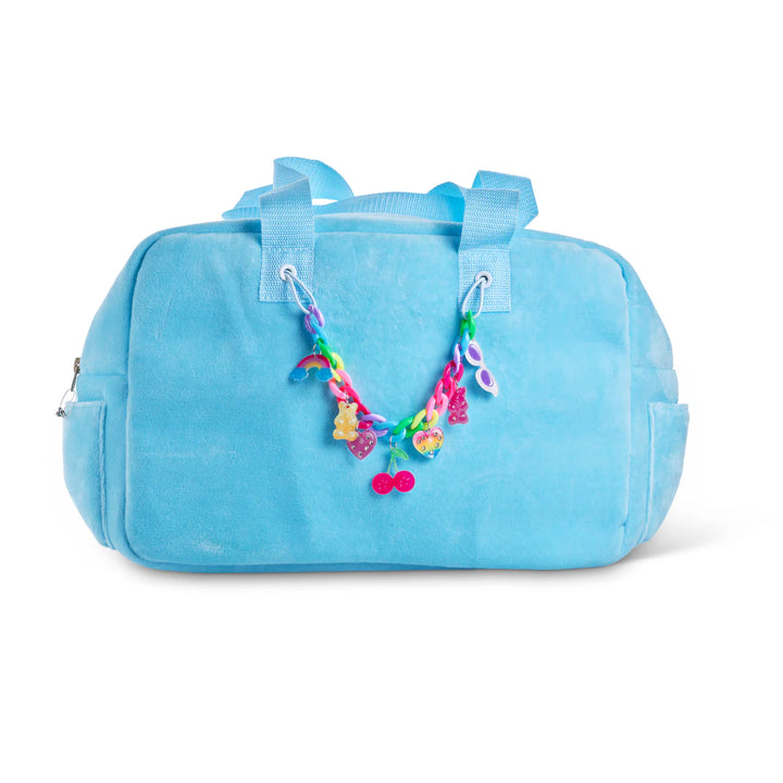 Blue Tote Bag W/ Charms