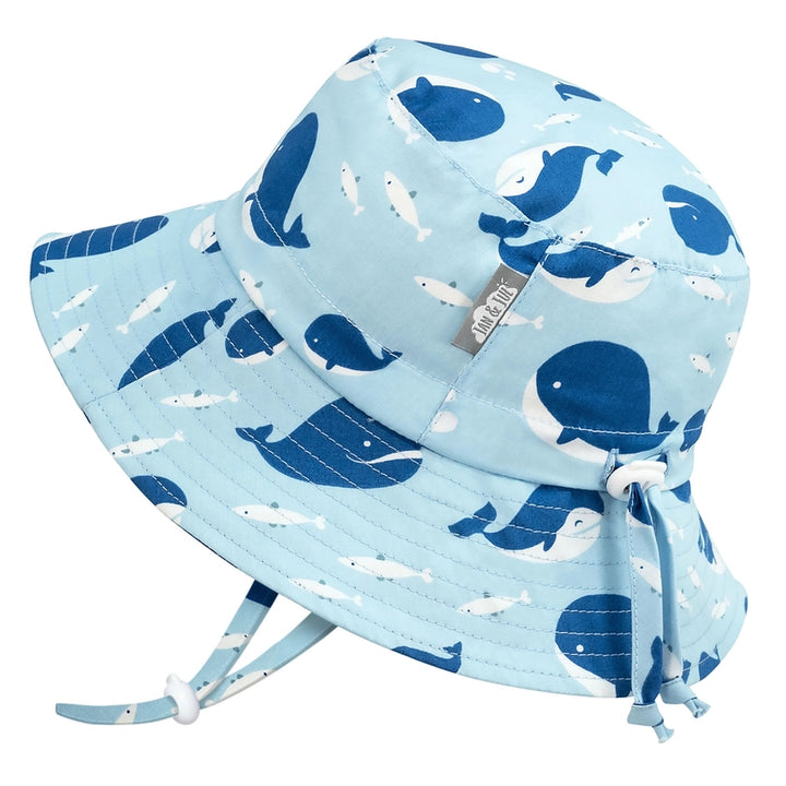 Blue Whale Medium Bucket Hat