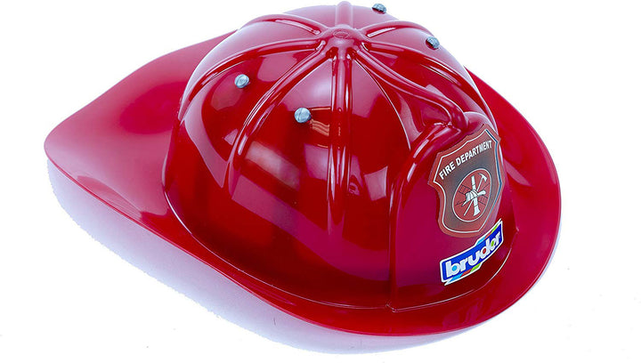 Red fire helmet