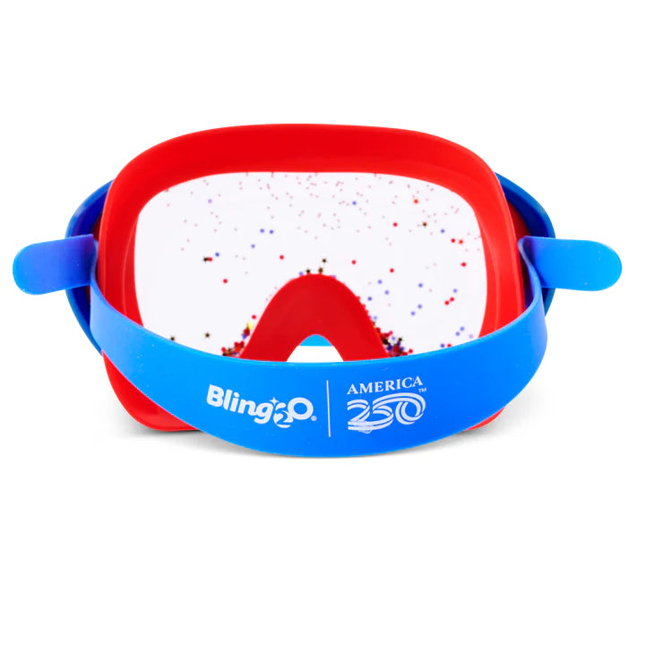 Bursting In Blue Swim Mask