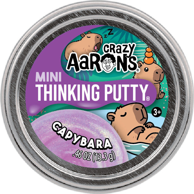 Mini Capybara - 2" Thinking Putty Tin