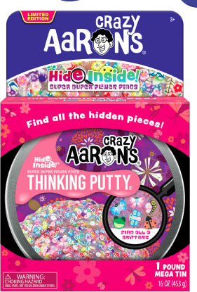 Mega Super Duper Flower Finds - 1 Pound Thinking Putty Tin
