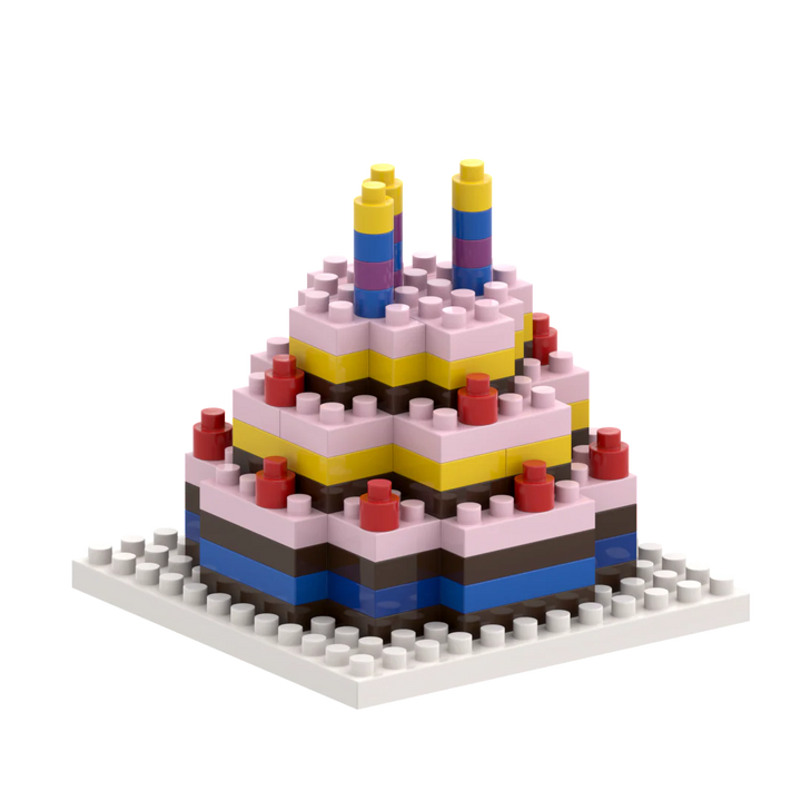 Brixies Birthday Cake Postcard