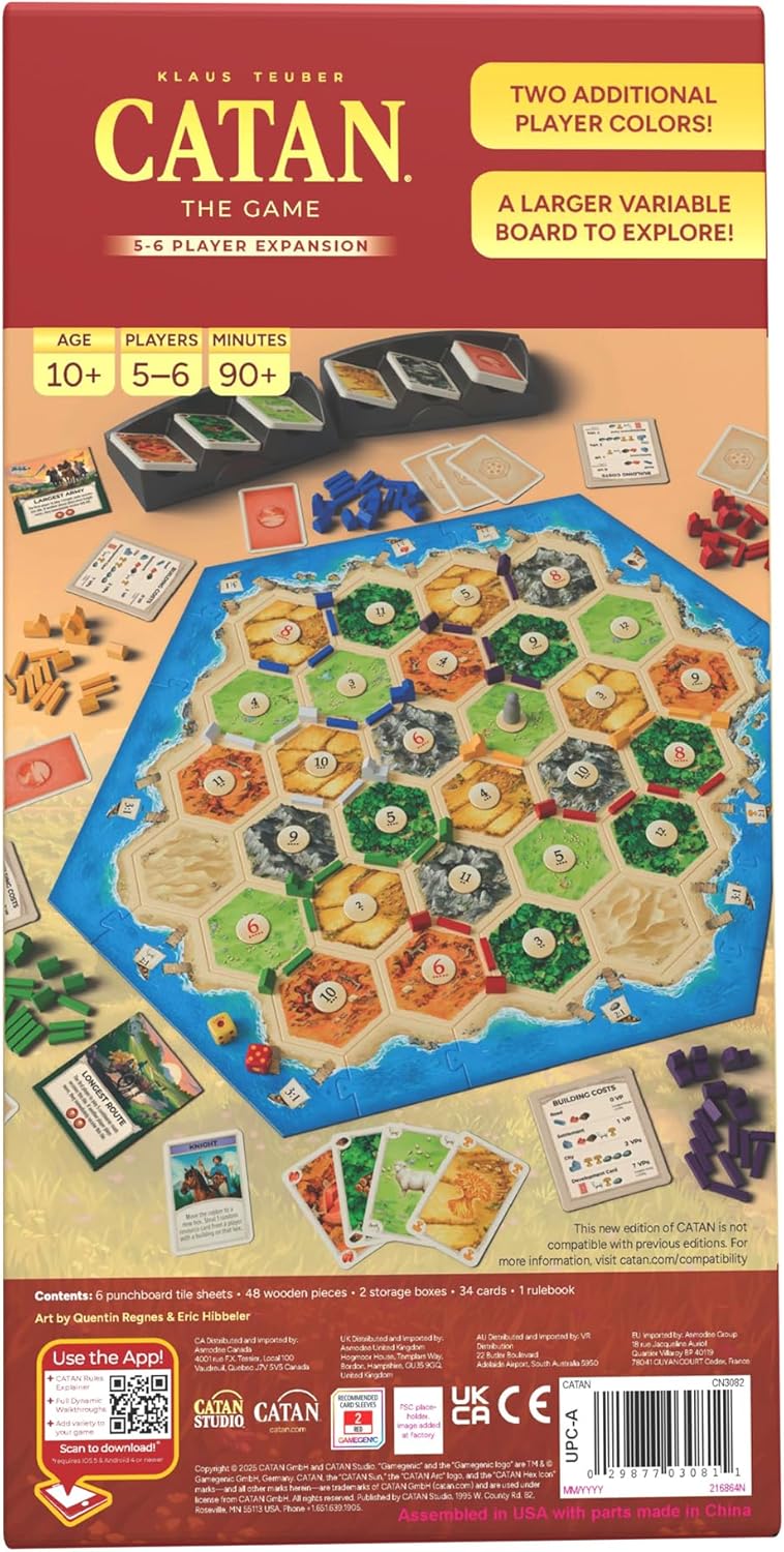 Catan 5-6 Player Exp 6th Edition