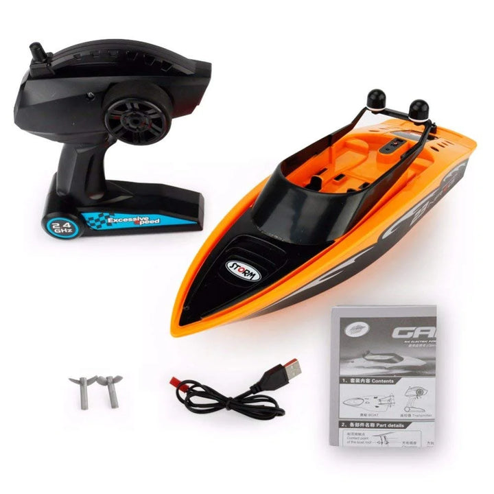 Remote Control Cavort Racing Boat In White OR Orange
