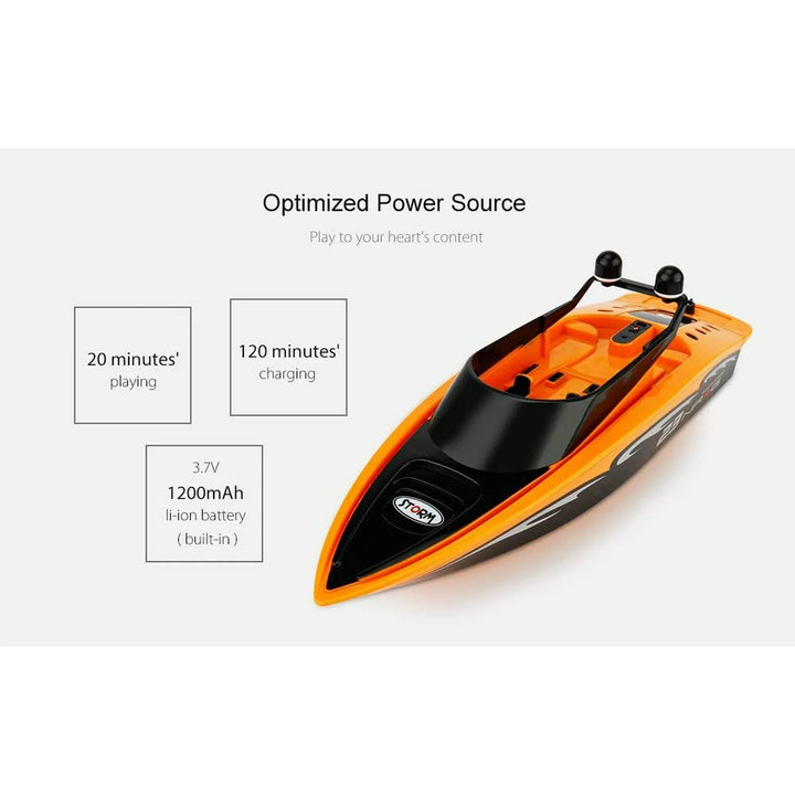 Remote Control Cavort Racing Boat In White OR Orange