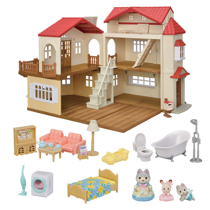 Calico Critters Red Roof Country Home Gift Set