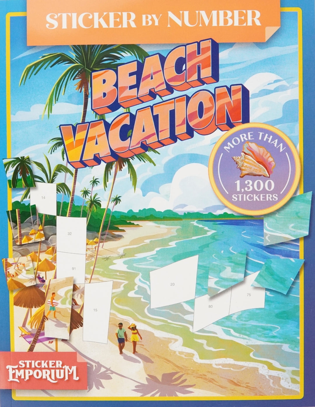 Sticker by Number Beach Vacation: Sticker Emporium