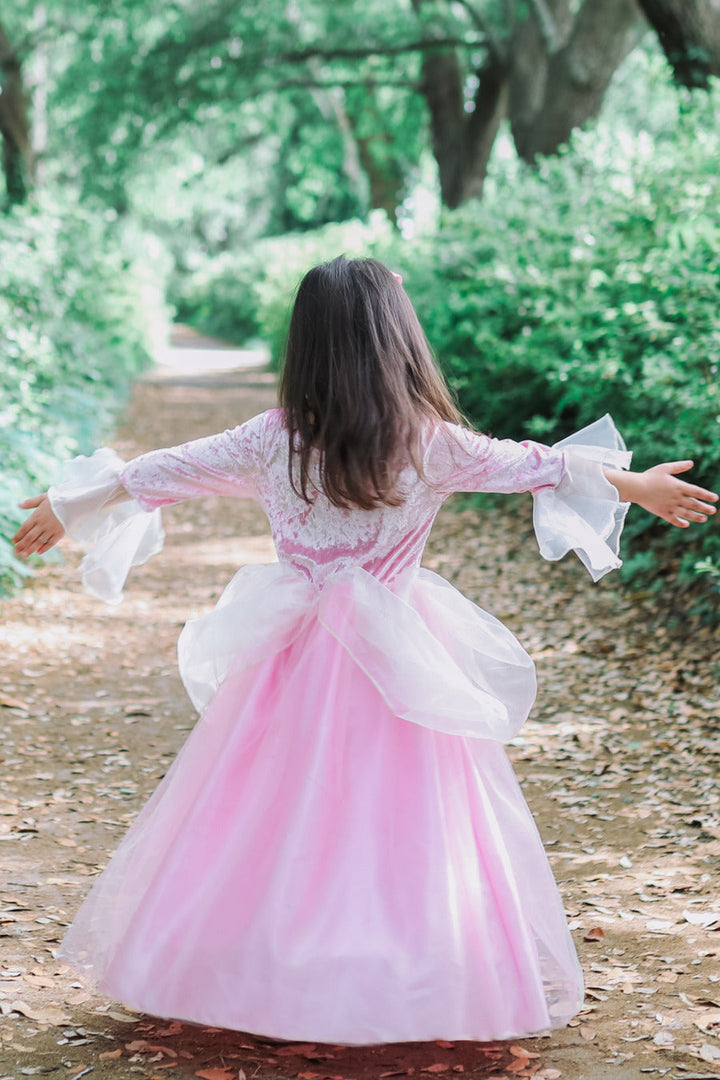 Pink Rose Princess Dress (Size 7-8)