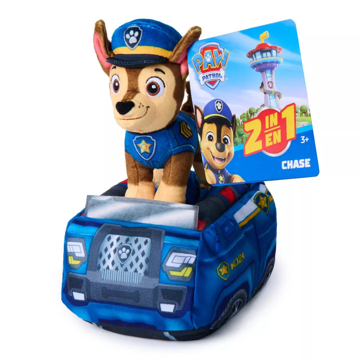 Paw Patrol 2 in 1 Plush Chase With Cruiser
