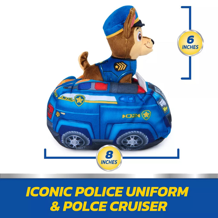 Paw Patrol 2 in 1 Plush Chase With Cruiser