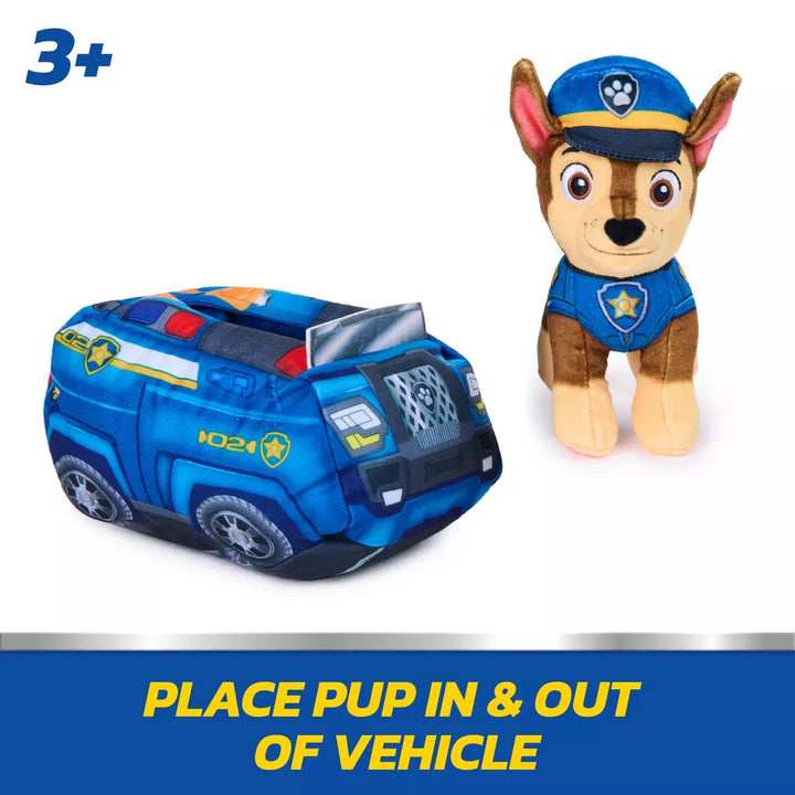 Paw Patrol 2 in 1 Plush Chase With Cruiser