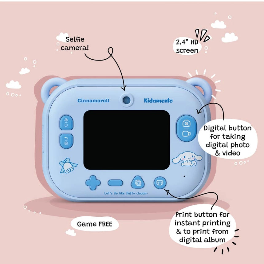 Sanrio Cinnamoroll Print Camera