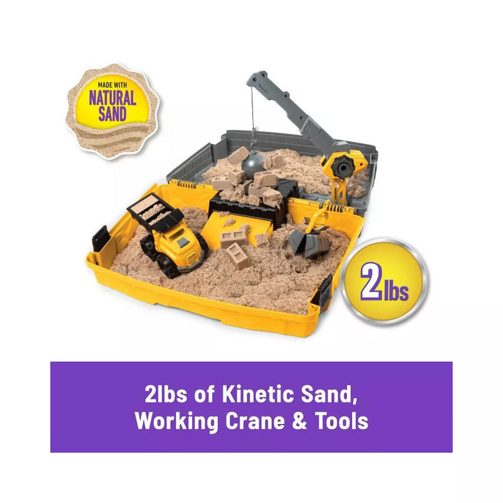 Kinetic Sand Construction Site Folding Sandbox Playset