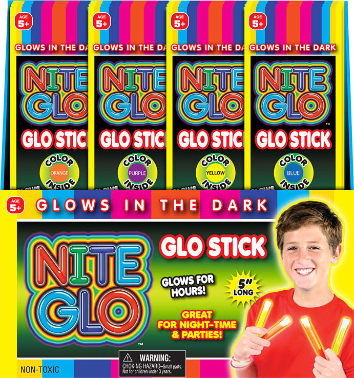 Nite Glow Stick Individual Assorted Colors – Stevenson's Toys & Games