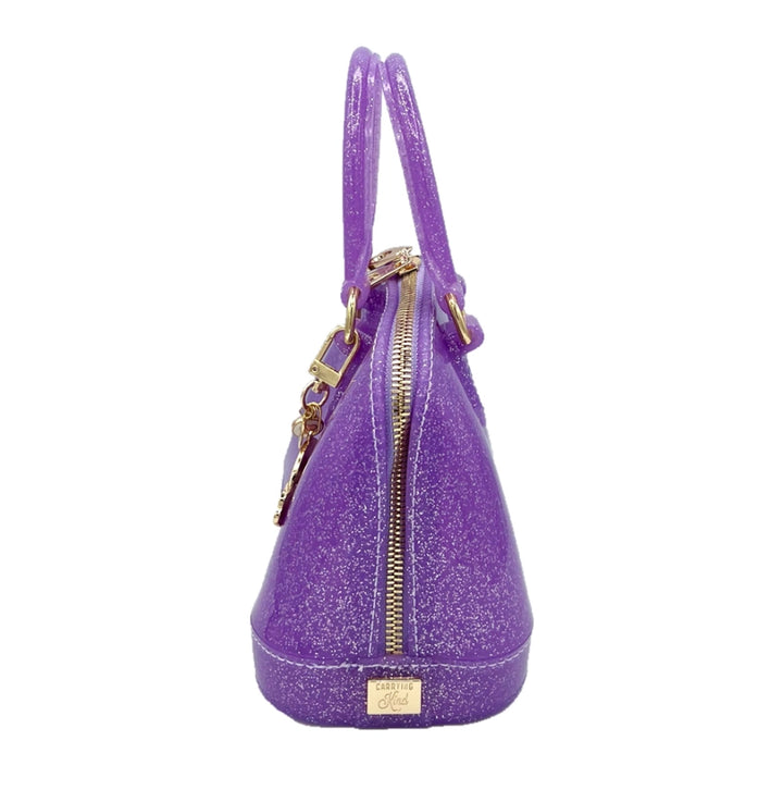 Cate Purple Sparkle Crystal Cupcake