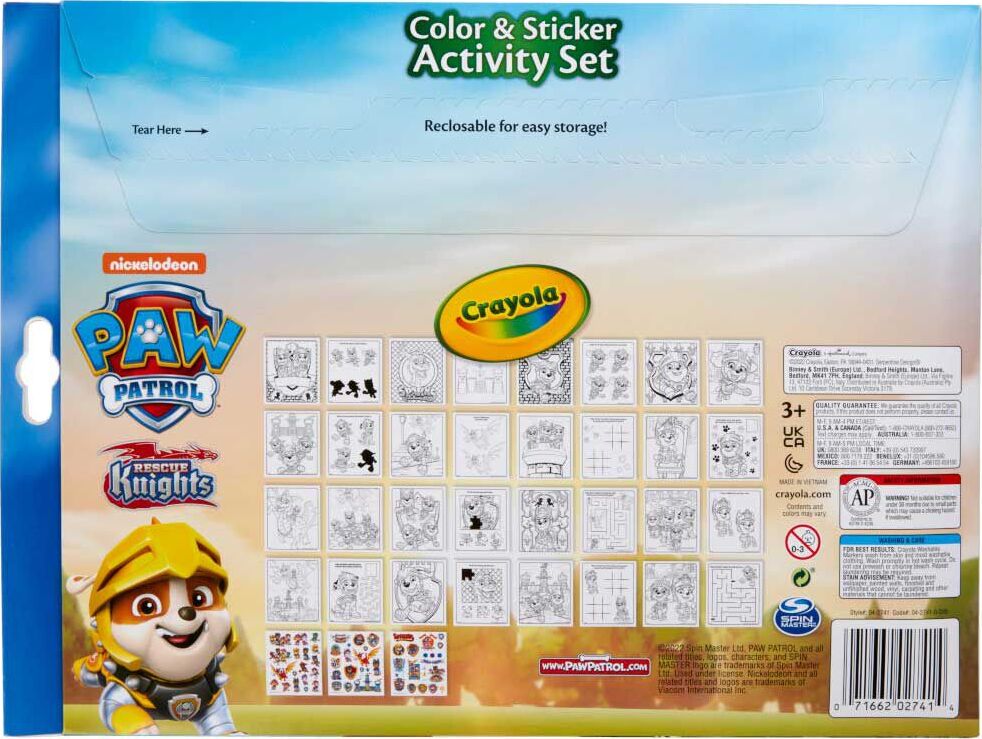 Color & Sticker Activity Set, Paw Patrol