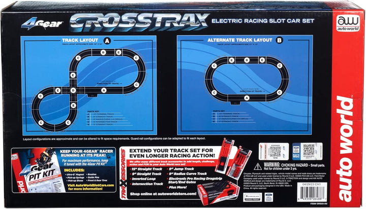 HO Crosstrax Slot Car Course Set