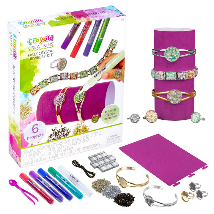 Faux Crystal Jewelry Set