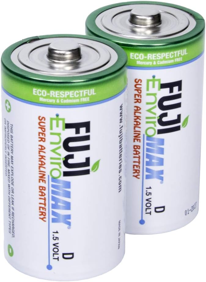 D Battery Enviromax 2-Pack