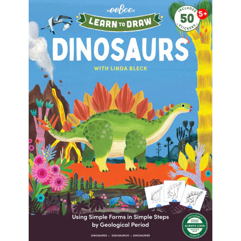 Art Book 6 - Learn To Draw Dinosaurs