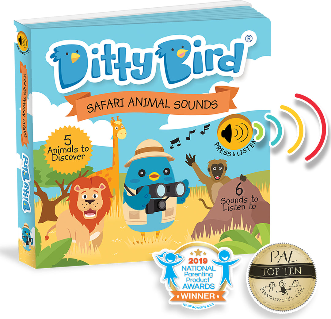 Ditty Bird Baby Sound Book: Safari Animal Sounds