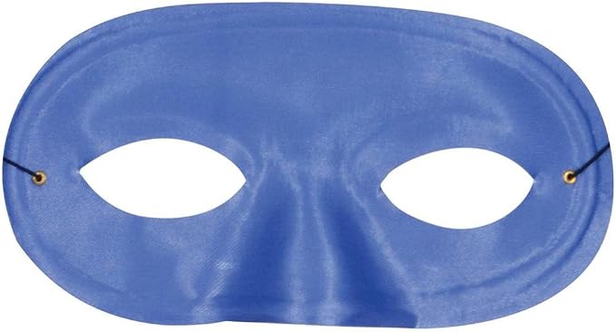 Blue Domino Half Mask