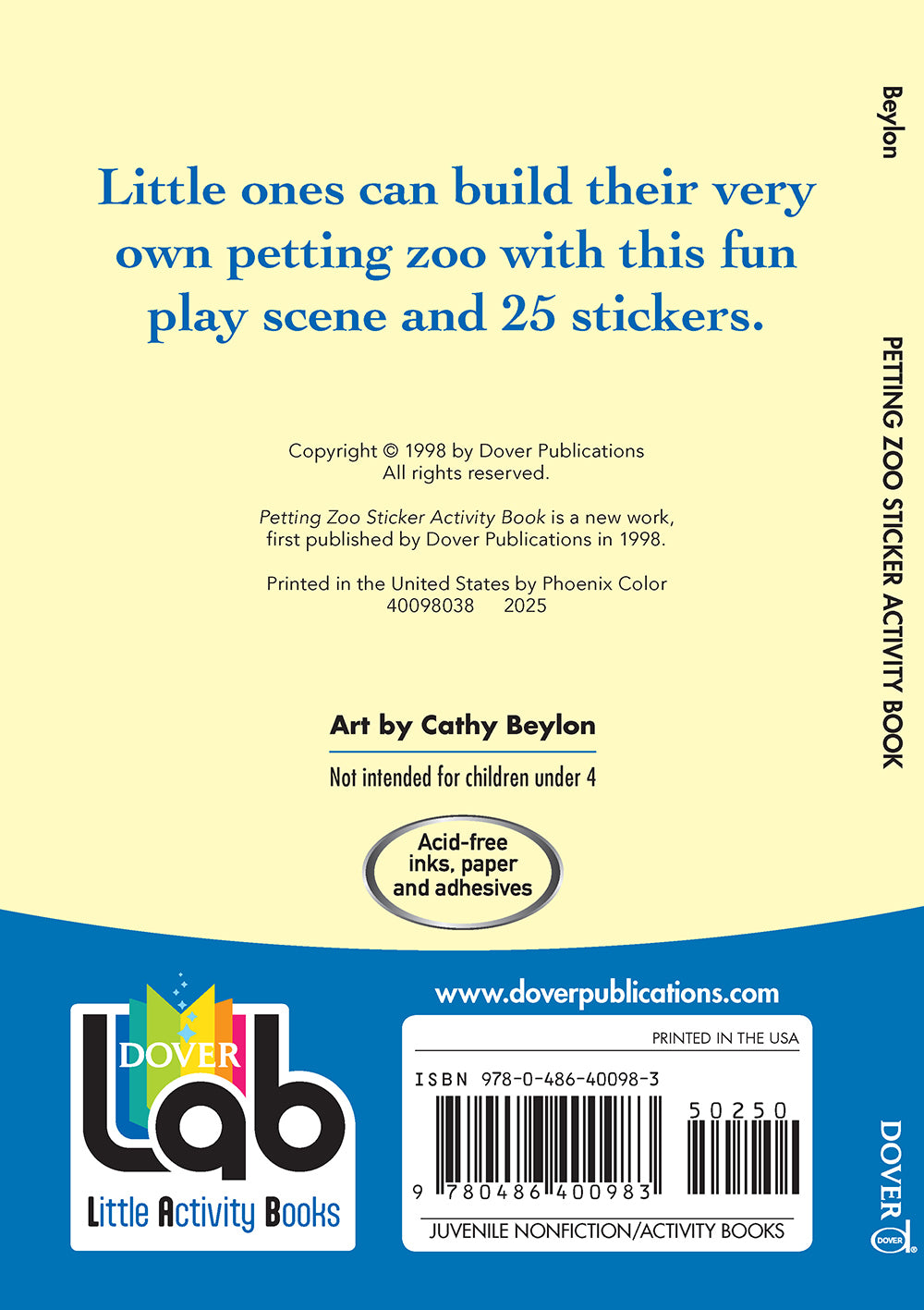 Petting Zoo Sticker Activity Book