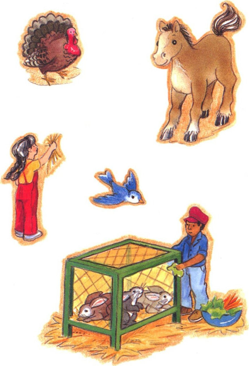 Petting Zoo Sticker Activity Book