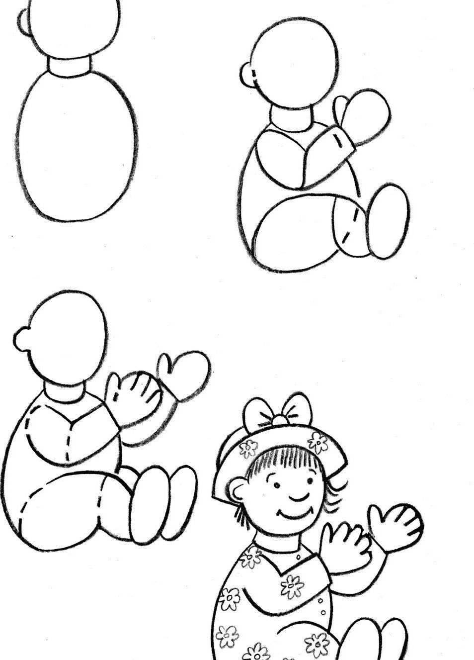 How to Draw People: Step-by-Step Drawings!