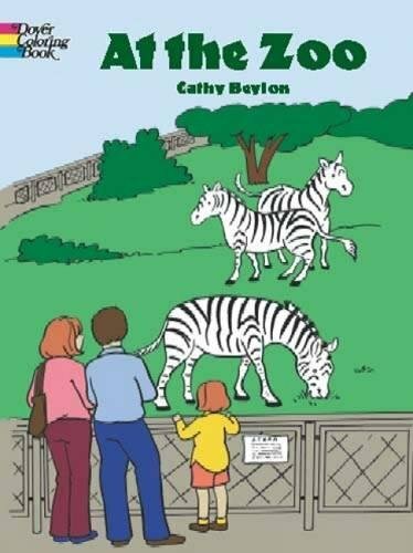 At the Zoo Coloring Book