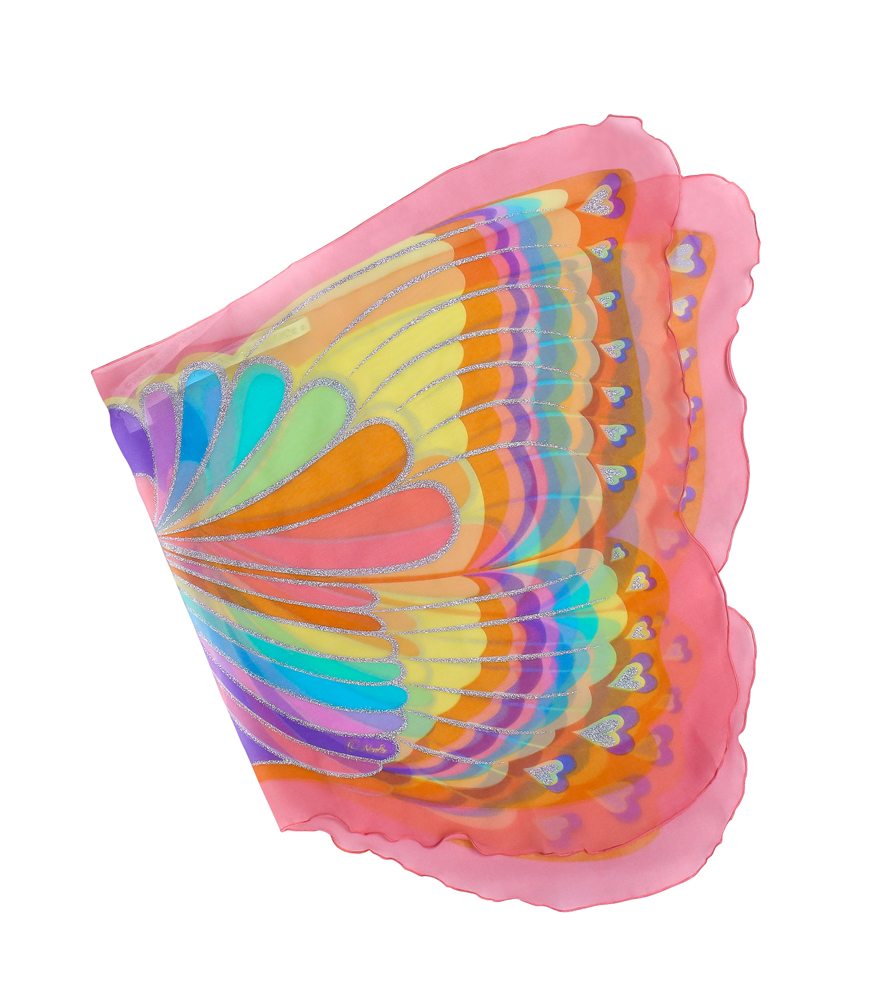 Pink Rainbow Butterfly Wing