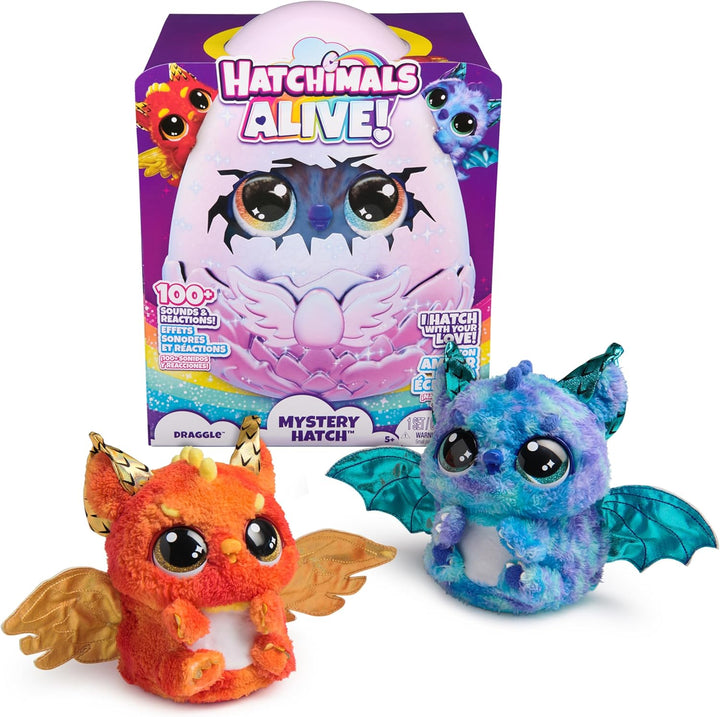 Hatchimal Mystery Draggle Egg Blue