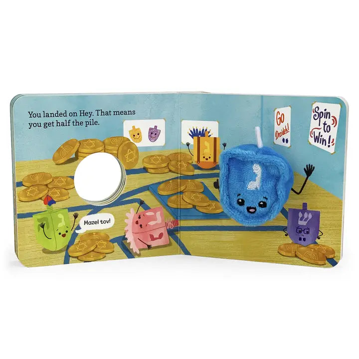 Happy Hanukkah, Little Dreidel Finger Puppet Board Book